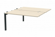 Cтол BENCH на 2 рабочих места (пристав. эл., финальная опора) Polo PE2TPG148ACAN Акация /Антрацит