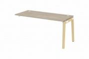 Наборный элемент рабочей станции на деревянных опорах Onix wood OW.1.NRS-4.7 Дуб Аттик/опоры дуб Светлый