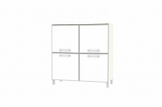 Стеллаж квадратный Yalta LT-SD1.2R  white Снежная Патина
