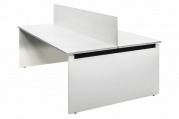 Бенч на 2 раб. места Tour Wood 114S021 W3W3 Белый
