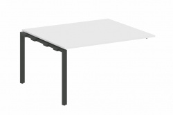 Проходной наборный элемент переговорного стола Metal system style БП.ППРГ-3 Белый/металл антрацит