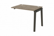 Наборный элемент рабочей станции на деревянных опорах Onix wood OW.1.NRS-1.7 Тиквуд темный/опоры дуб темный