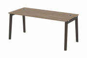 Стол руководителя на деревянных опорах Onix wood direct OW.SRR-5.8 Дуб Аризона/опоры дуб Темный 