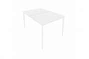 Рабочая станция на металлокаркасе Slim С.СП-3.3 Белый/металл белый