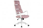 Кресло для руководителя RCH Sakura (White) Ткань фьюжн розовая