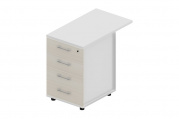 Приставная тумба (4 ящика) Polo ODP44680 Белый/Акация Аури 