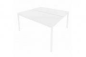 Рабочая станция на металлокаркасе Slim С.СП-6.3 Белый/металл белый