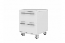 Тумба мобильная Emporio EMP201.HGW Белый глянец 