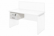 Тумба подвесная, 2 ящика Tour Wood 114T002 W3W3 Белый 