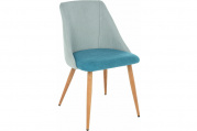 Стул для кафе Morgan Велюр light grey/blue