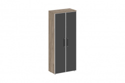 Шкаф высокий широкий Shift SK.ST-1.10R black Тиквуд темный