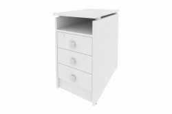 Тумба приставная Style Л.ТП-4.2 Белый 