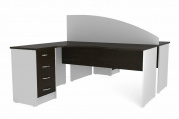 Офисная мебель для персонала Riva-Комплект Riva №5 Венге-металлик