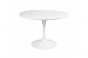 Обеденный стол Eero Saarinen Style Tulip Table MDF D100 Белый