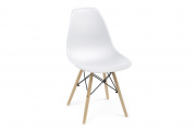 Стул пластиковый DSL 110 Wood Пластик белый