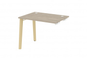 Стол-приставка к опорным элементам на деревянных опорах Onix wood OW.SPR-1.7 Дуб Аттик/опоры дуб Светлый