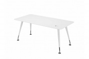 Стол руководителя Emporio EMP101.HGW Белый глянец 