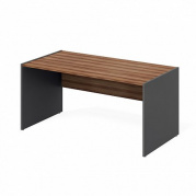 Стол офисный рабочий 160x81.4x75.9 слива коллекции Тандем