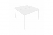 Рабочая станция на металлокаркасе Slim С.СП-4.2 Белый/металл белый