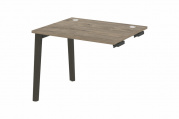 Стол-приставка к опорным элементам на деревянных опорах Onix wood OW.SPR-1.8 Тиквуд темный/опоры дуб темный