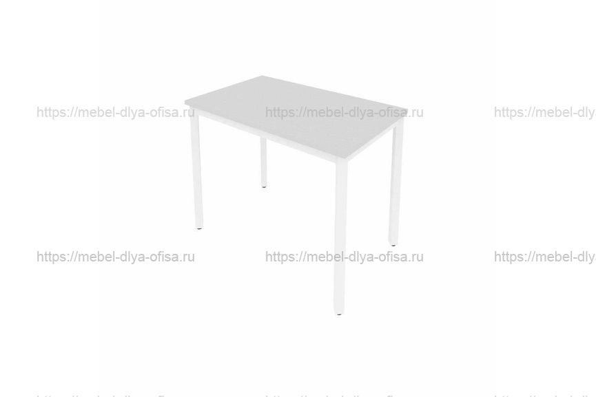 Стол письменный на металлокаркасе Slim С.СП-3.1 Серый/металл белый