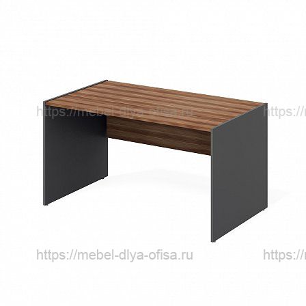 Стол офисный рабочий 100x81.4x75.9 слива коллекции Тандем