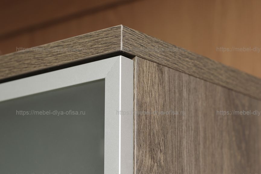 Шкаф высокий узкий левый Onix O.SU-1.10R(L) Тиквуд темный