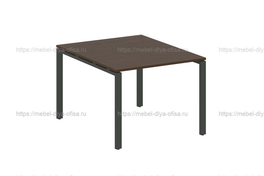 Переговорный стол (1 столешница) Metal system style БП.ПРГ-1.1 Венге/металл антрацит