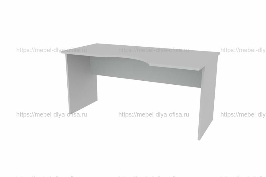 Стол эргономичный Правый (с заглушками) Арго А-202 Пр Серый