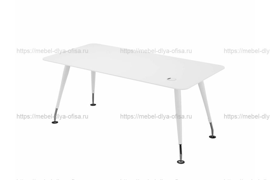 Стол руководителя Emporio EMP101.HGW Белый глянец 