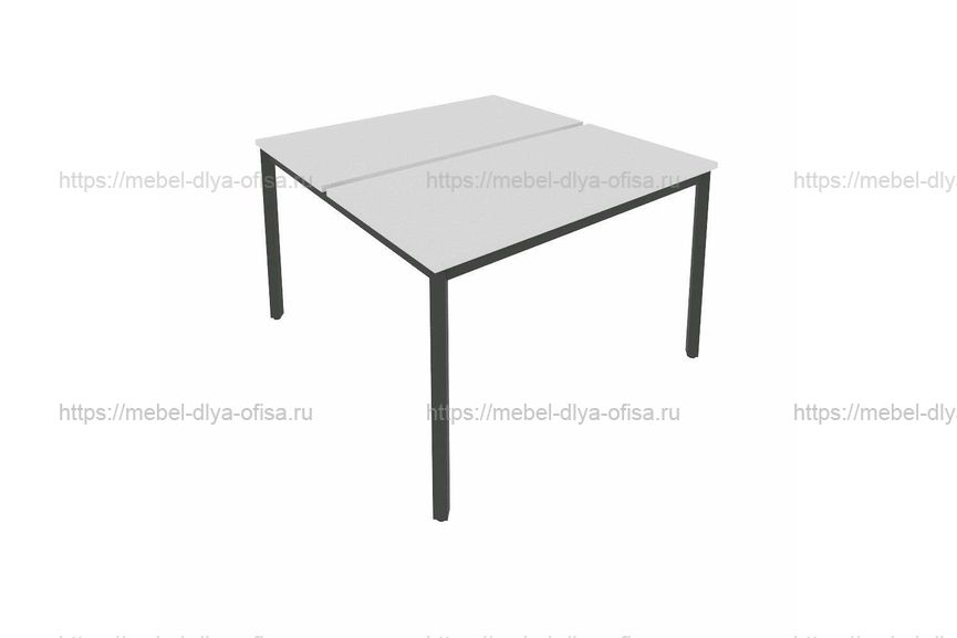 Рабочая станция на металлокаркасе Slim С.СП-4.2 Серый/металл антрацит