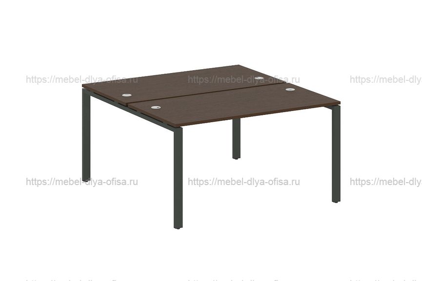 Рабочая станция Metal system style БП.РАС-СП-2.3 Венге/металл антрацит