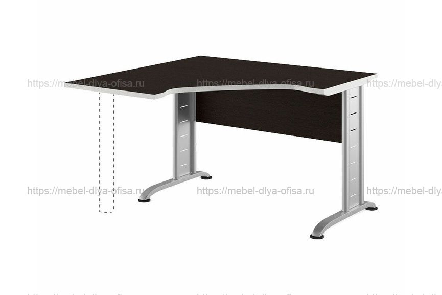 Рабочая станция левая Metal Swift SWF27415301 Дуб темный/Металлик