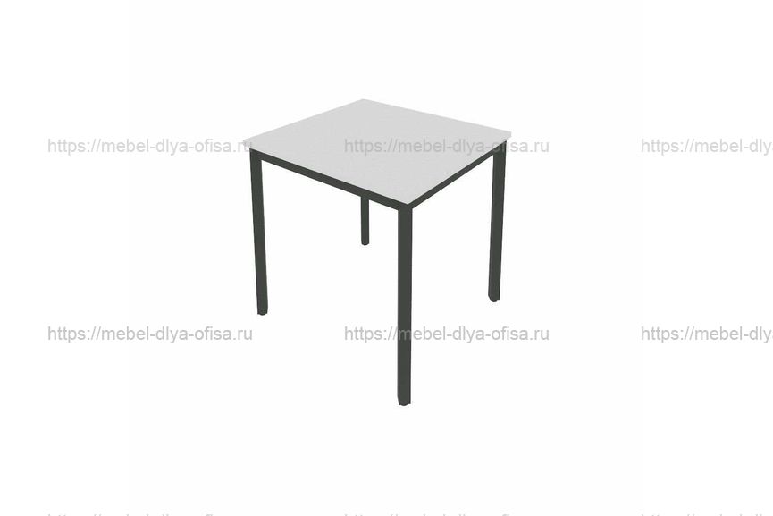 Стол письменный на металлокаркасе Slim С.СП-2 Серый/металл антрацит