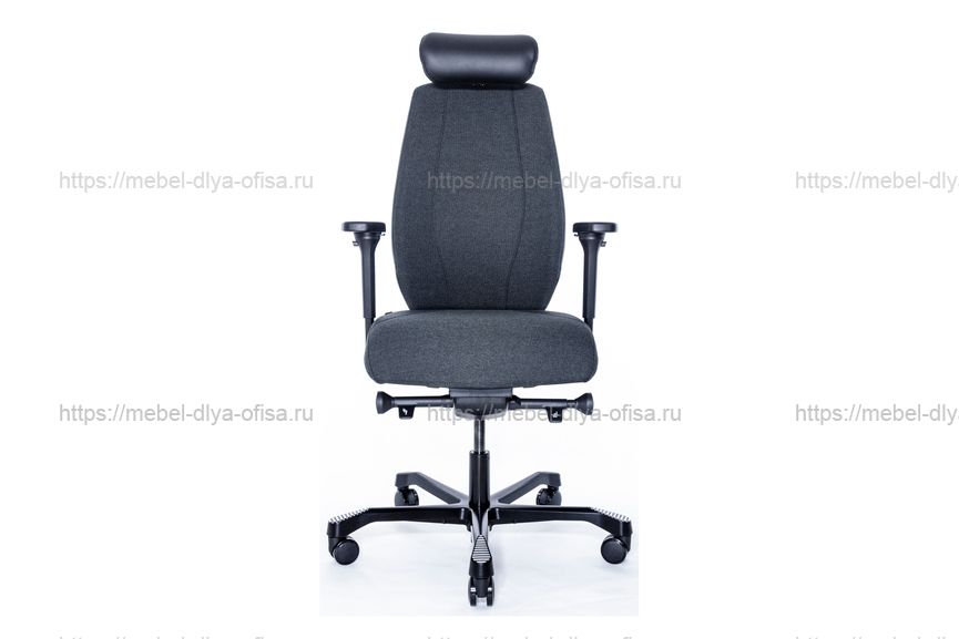 Эргономичное кресло Falto-Profi Jobri Ткань черная Fighter 60999 Black