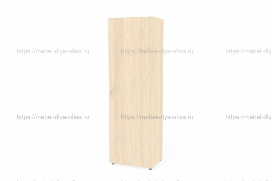 Шкаф для одежды узкий Форум (Ed) ФР-7.1 Дуб молочный