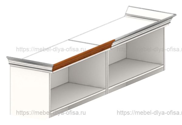 Карниз для шкафа Версаль Орех Орвието