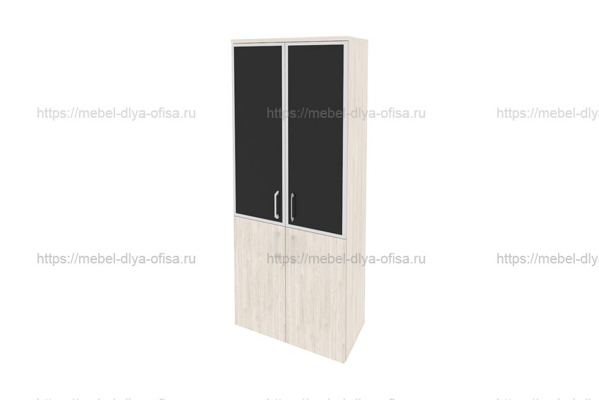 Шкаф высокий широкий Onix O.ST-1.2R black Денвер Светлый