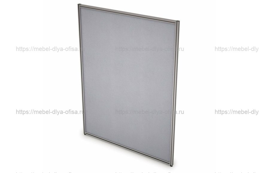 Перегородка напольная ткань 1600мм Арго 7Т.1604 Микровелюр Grey (серый) 