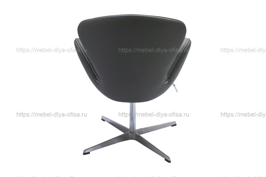 Дизайнерское кресло SWAN CHAIR Замша серая