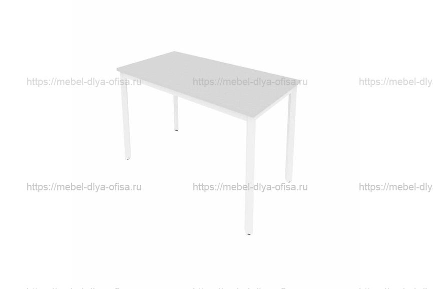 Стол письменный на металлокаркасе Slim С.СП-4.1 Серый/металл белый