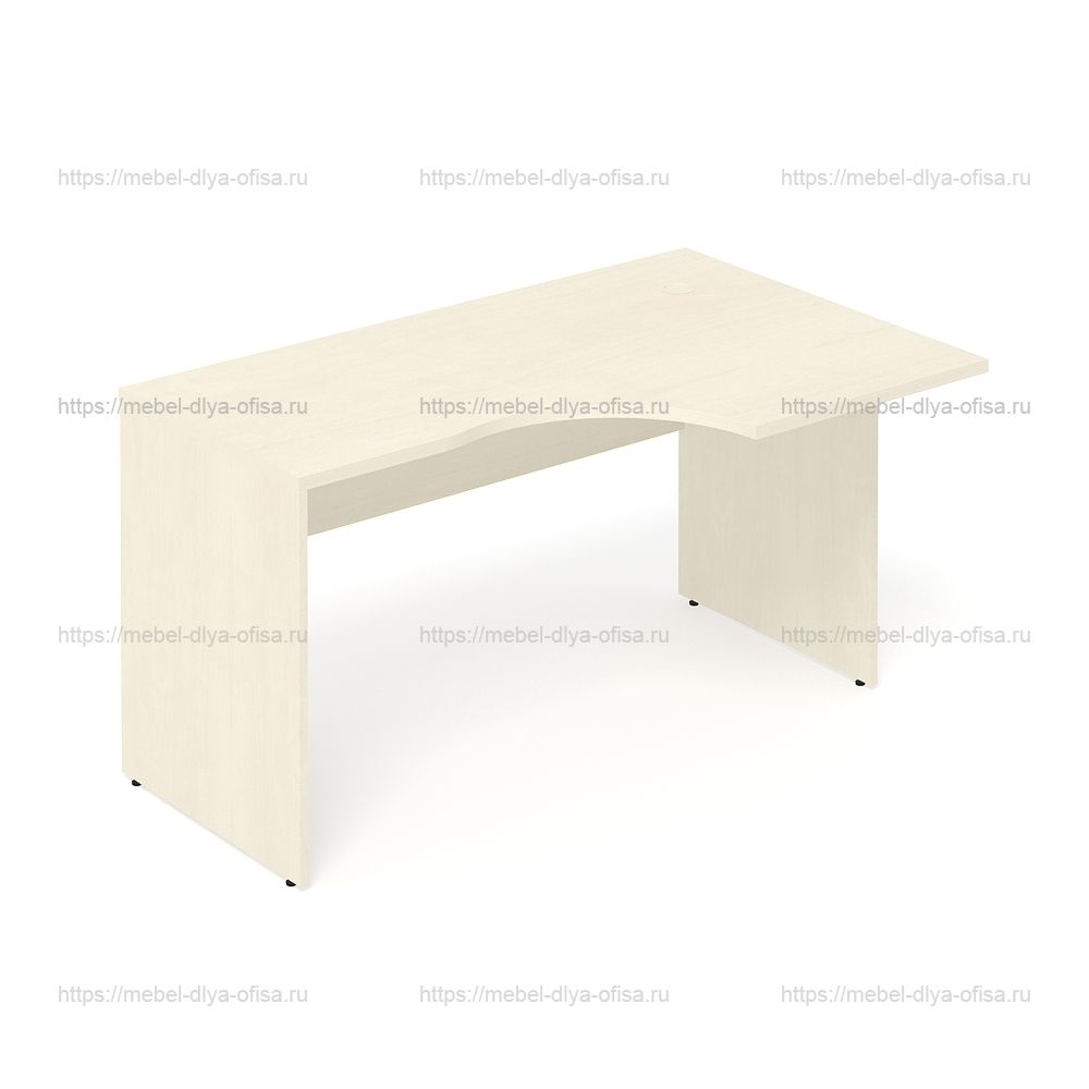 Стол эргономичный 140x90x75 клен  коллекции Система-M