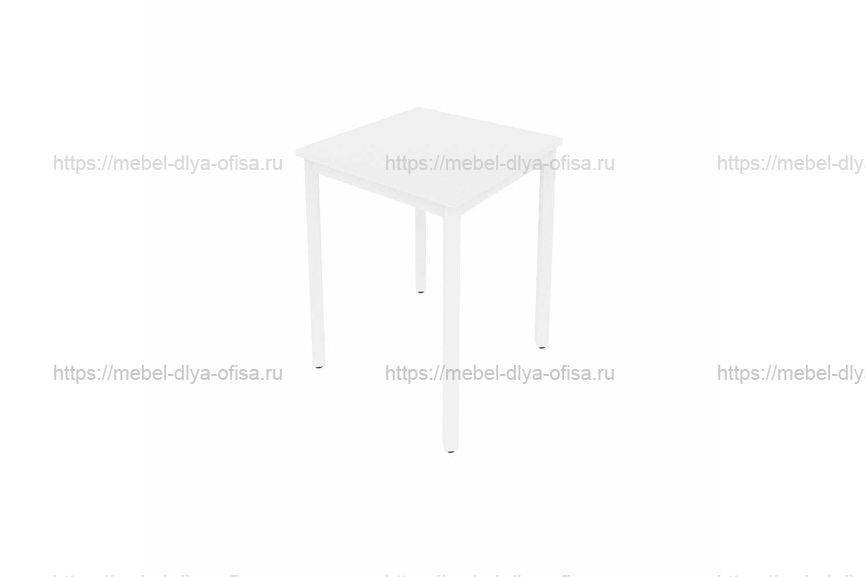 Стол письменный на металлокаркасе Slim С.СП-1.1 Белый/металл белый