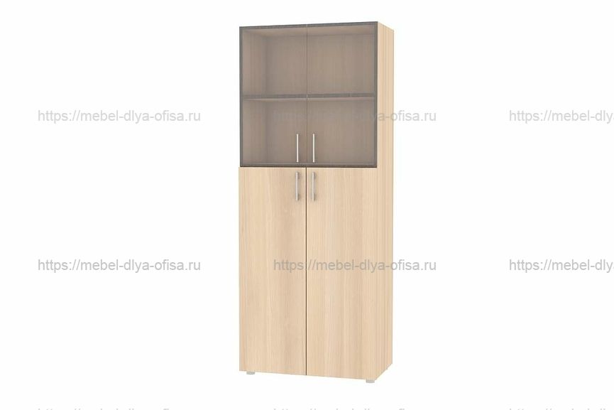 Шкаф комбинированный, со стеклом (нужен топ) LT-ST 1.7 Акация Лорка