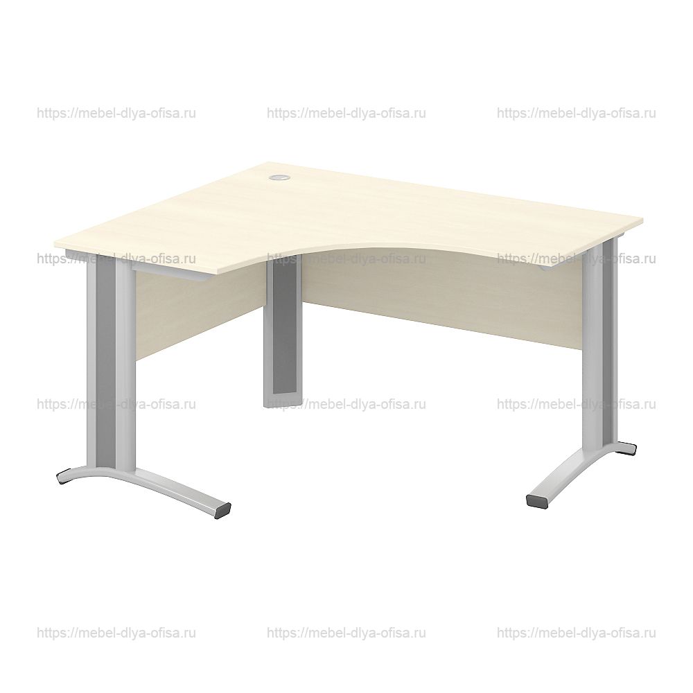 Стол эргономичный 140x120x74.5 клен  коллекции Система-M