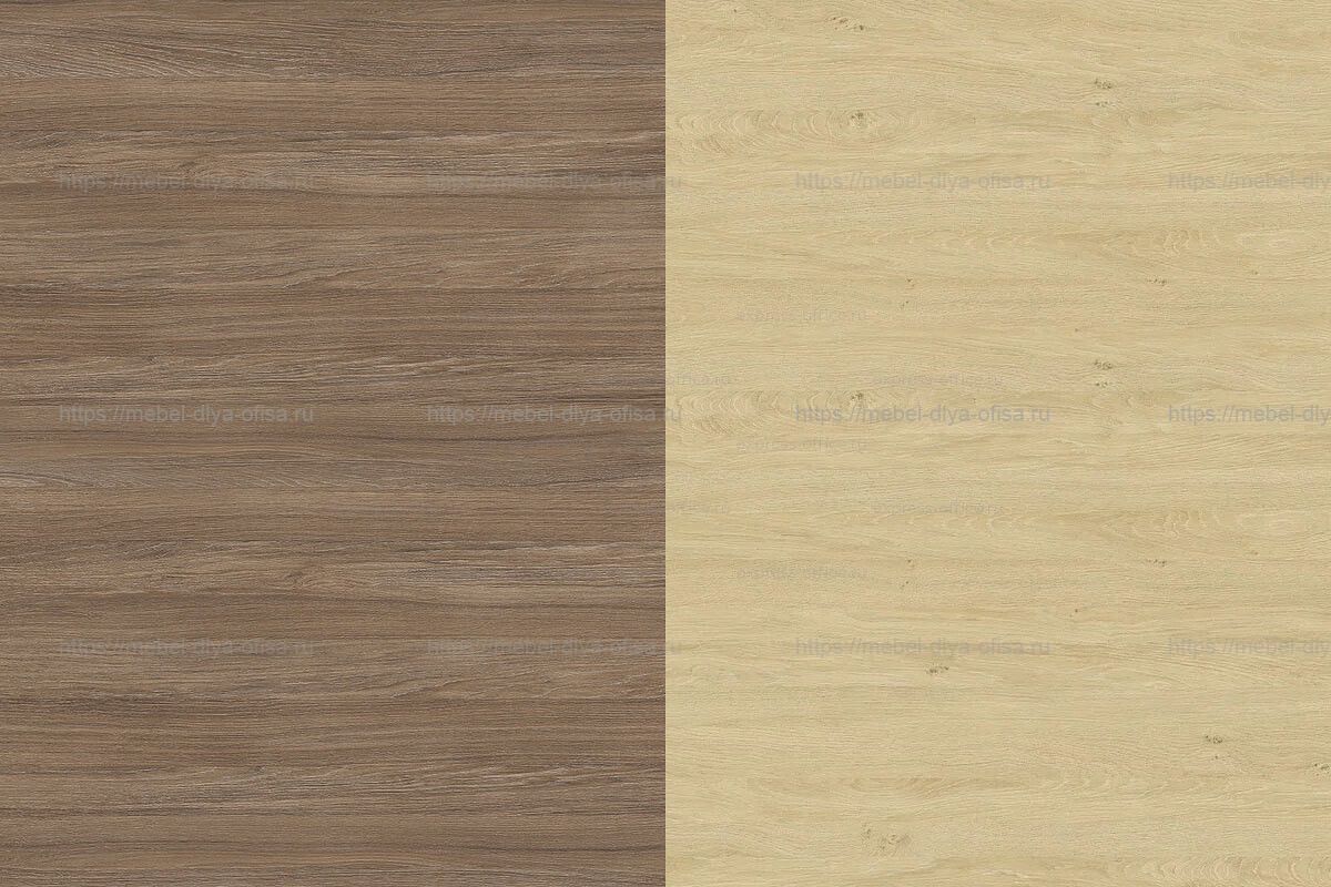 Офисная мебель для персонала Onix Wood Дуб Аризона/опоры дуб Светлый