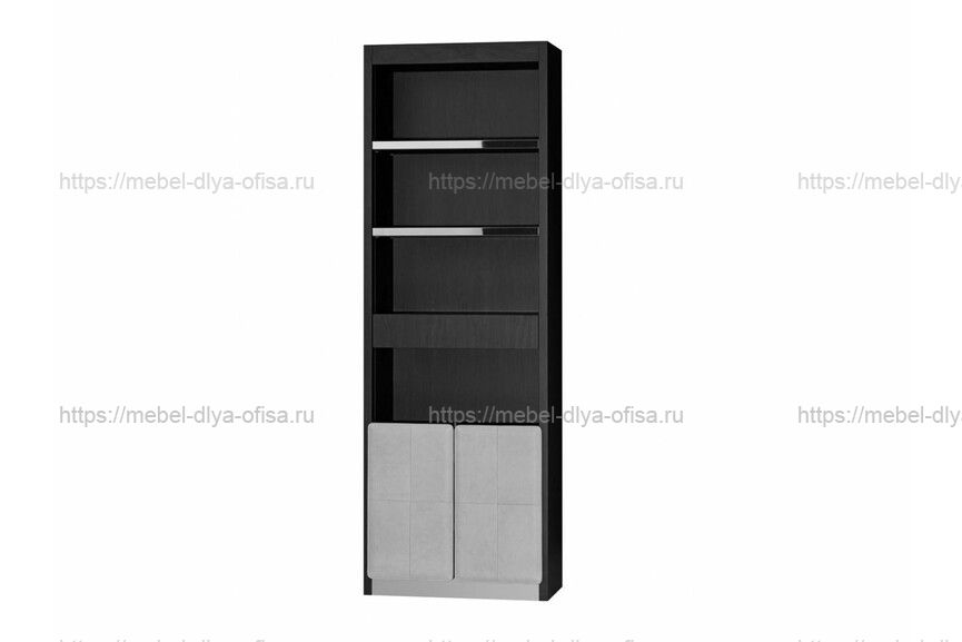 Шкаф колонна Gramercy LBGRAMER02 Wenge/Brown bycast(A02)/Black nickel