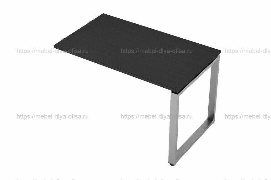 Приставной элемент (сечение 60*30) Avance 6МПр-О.602 Шамони тёмный/Белый металл