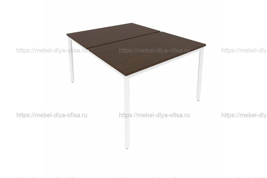 Рабочая станция на металлокаркасе Slim С.СП-4.3 Венге/металл белый