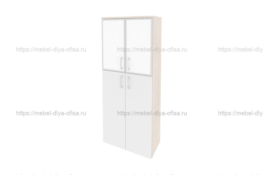 Шкаф высокий широкий Onix O.ST-1.7R white Денвер Светлый/Белый Бриллиант